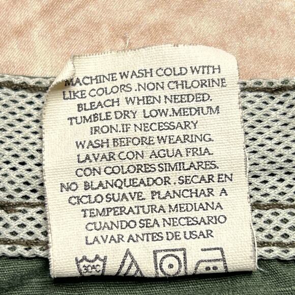 Vintage 90s Jordache Utility Wear Army Green Mini Cargo Shorts Indie Sleaze - Picture 5 of 7